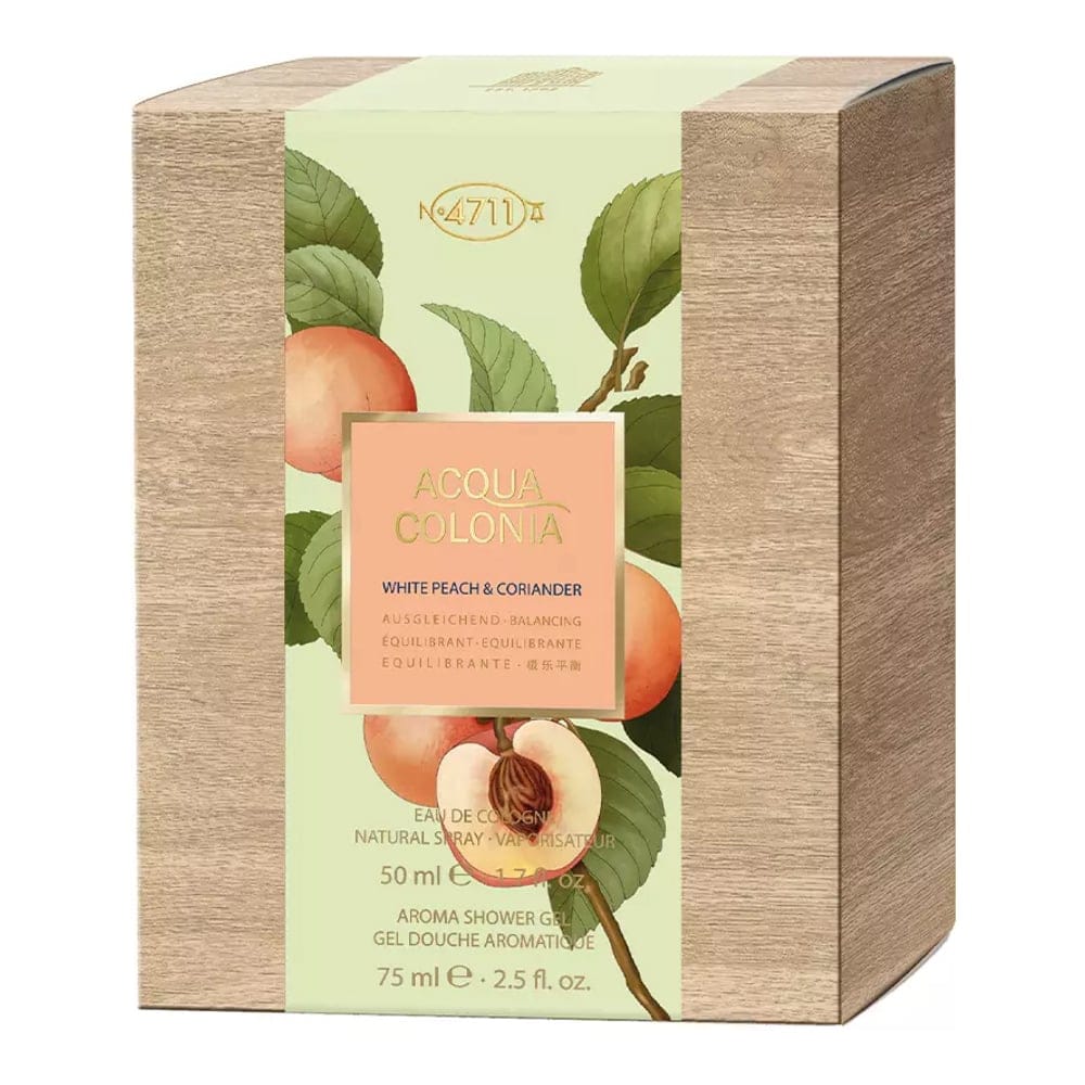4711 - Coffret de parfum 'Acqua Colonia White Peach & Coriander' - 2 Pièces