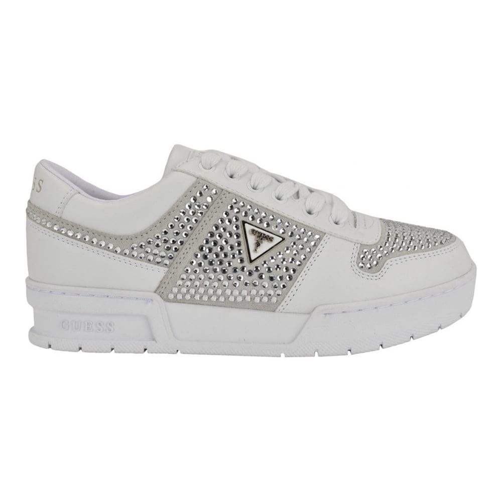 Guess - Sneakers 'Cieska Triple Triangle Embellished Court' pour Femmes