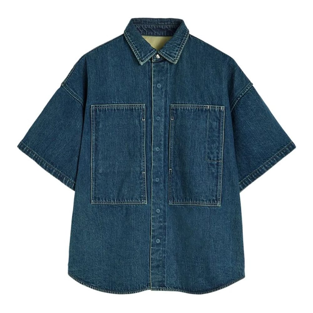 Jil sander - Chemise en Jean 'Concealed Button Fastening' pour Femmes