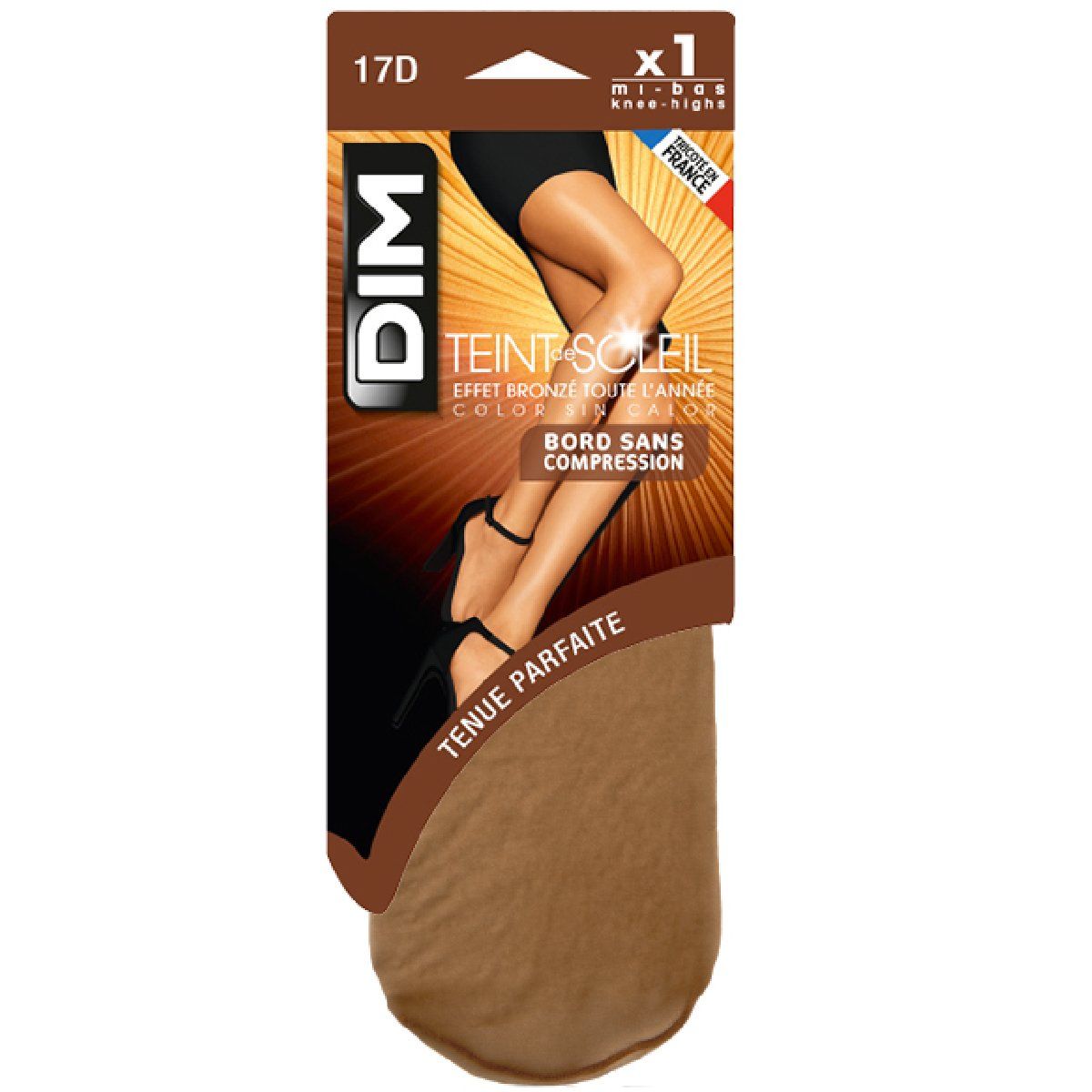 Dim - Mi-bas terracotta Teint de Soleil effet bronzé naturel 17D