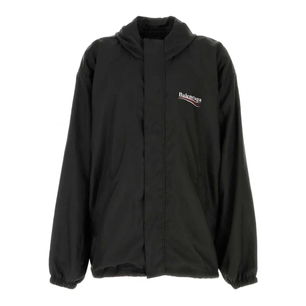 Balenciaga - Veste 'Logo-Print Hooded' pour Hommes