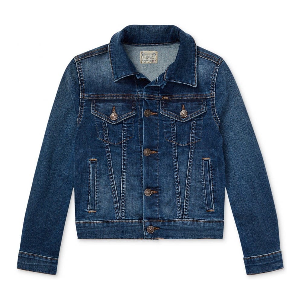 Polo ralph lauren - 'Lightweight Denim Trucker Jacket' pour Grandes filles