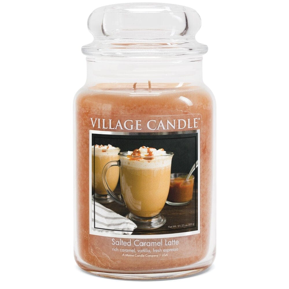 Village Candle - Bougie parfumée 'Salted Caramel Latte' - 737 g