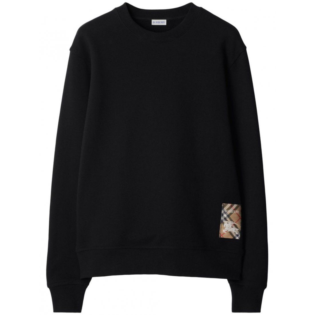 Burberry - Sweatshirt 'Check-Patch' pour Hommes