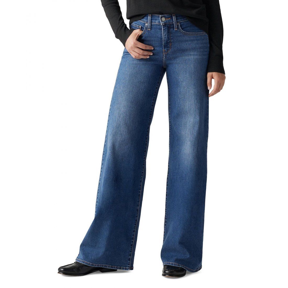 Levi's - Jeans '318 Shaping Stellar-Stretch Wide-Leg' pour Femmes