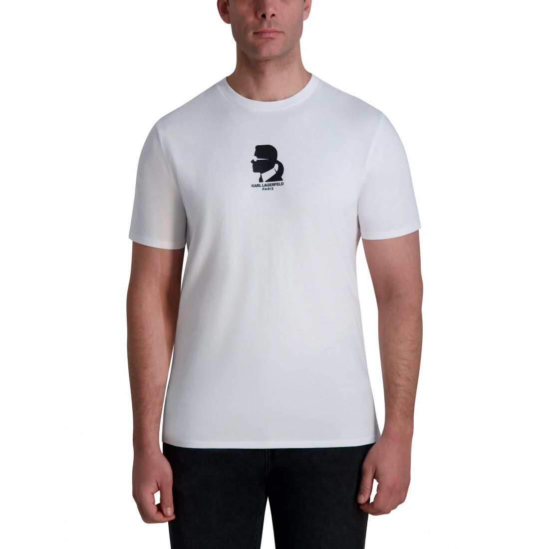 Karl lagerfeld paris - T-shirt 'Karl Silhouette Logo Tee' pour Hommes