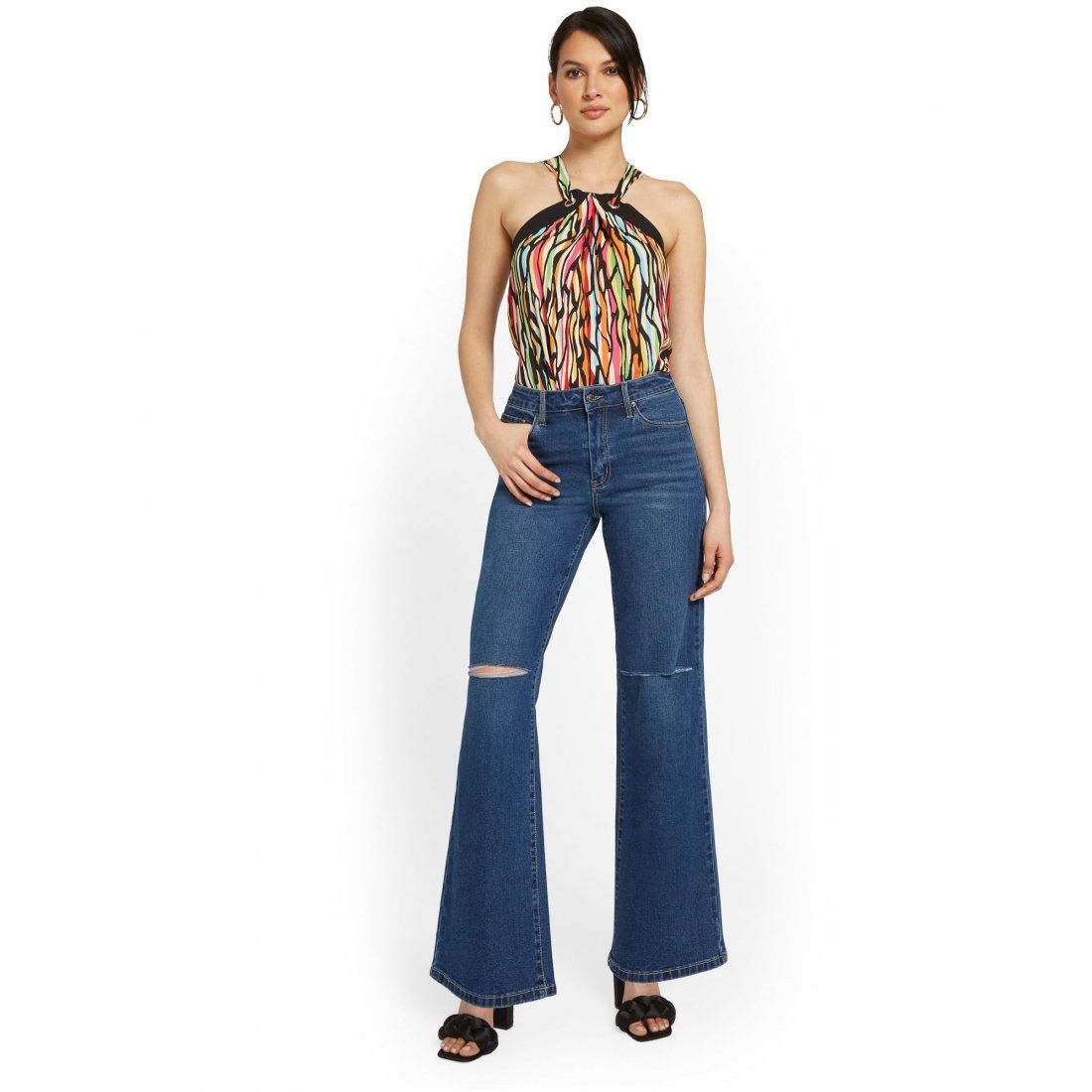 New york & company - Jeans 'Distressed' pour Femmes