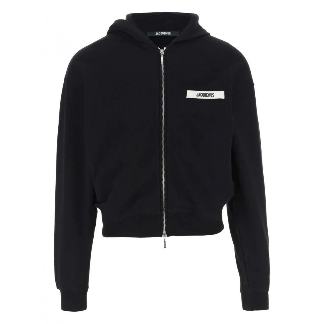 Jacquemus - 'The Gros Grain Hooded Zip-Up'
