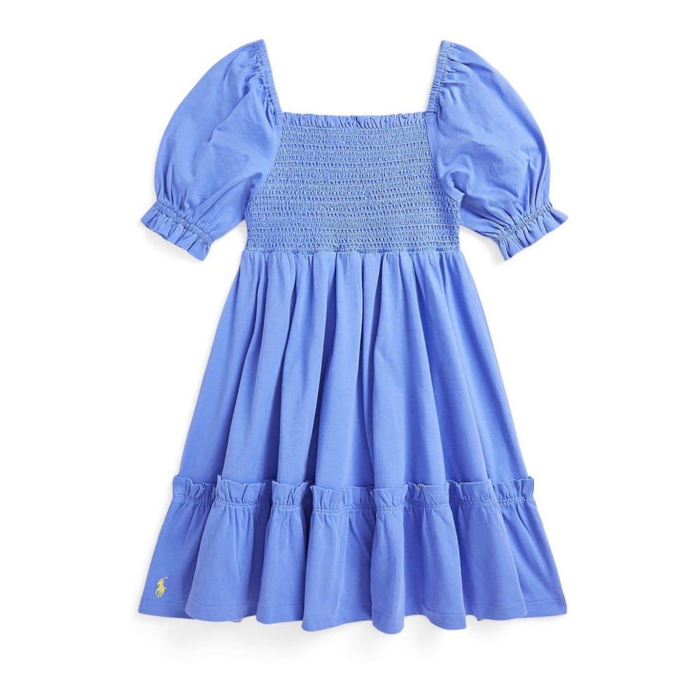 Polo ralph lauren - 'Smocked Jersey Dress' pour Bambins & petites filles