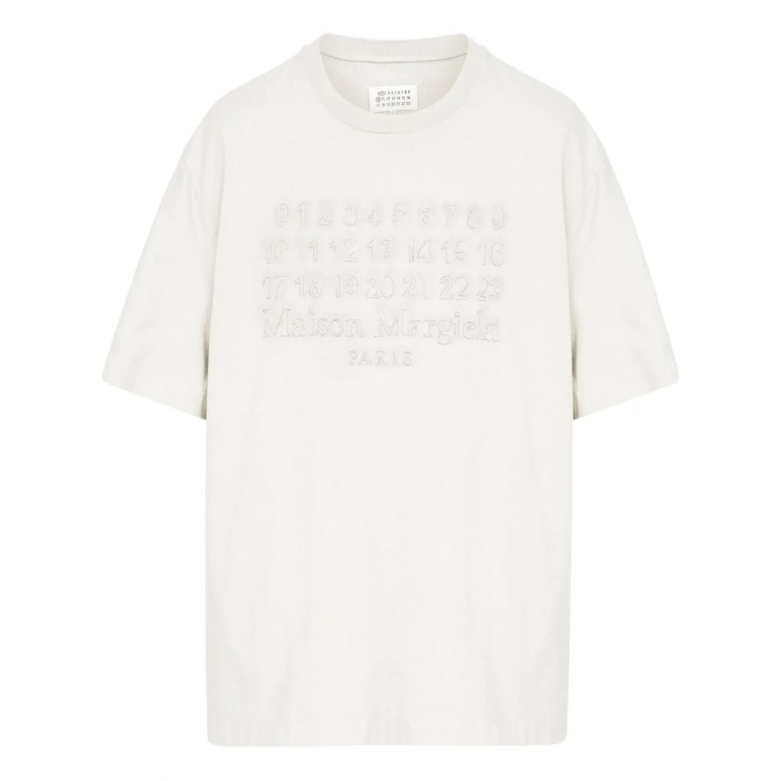 Maison margiela - T-shirt 'Numbers-Motif' pour Hommes