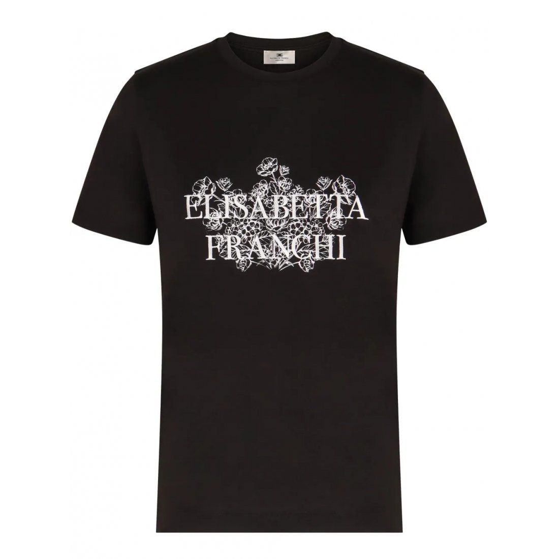 Elisabetta franchi - T-shirt 'Logo-Embroidered' pour Femmes