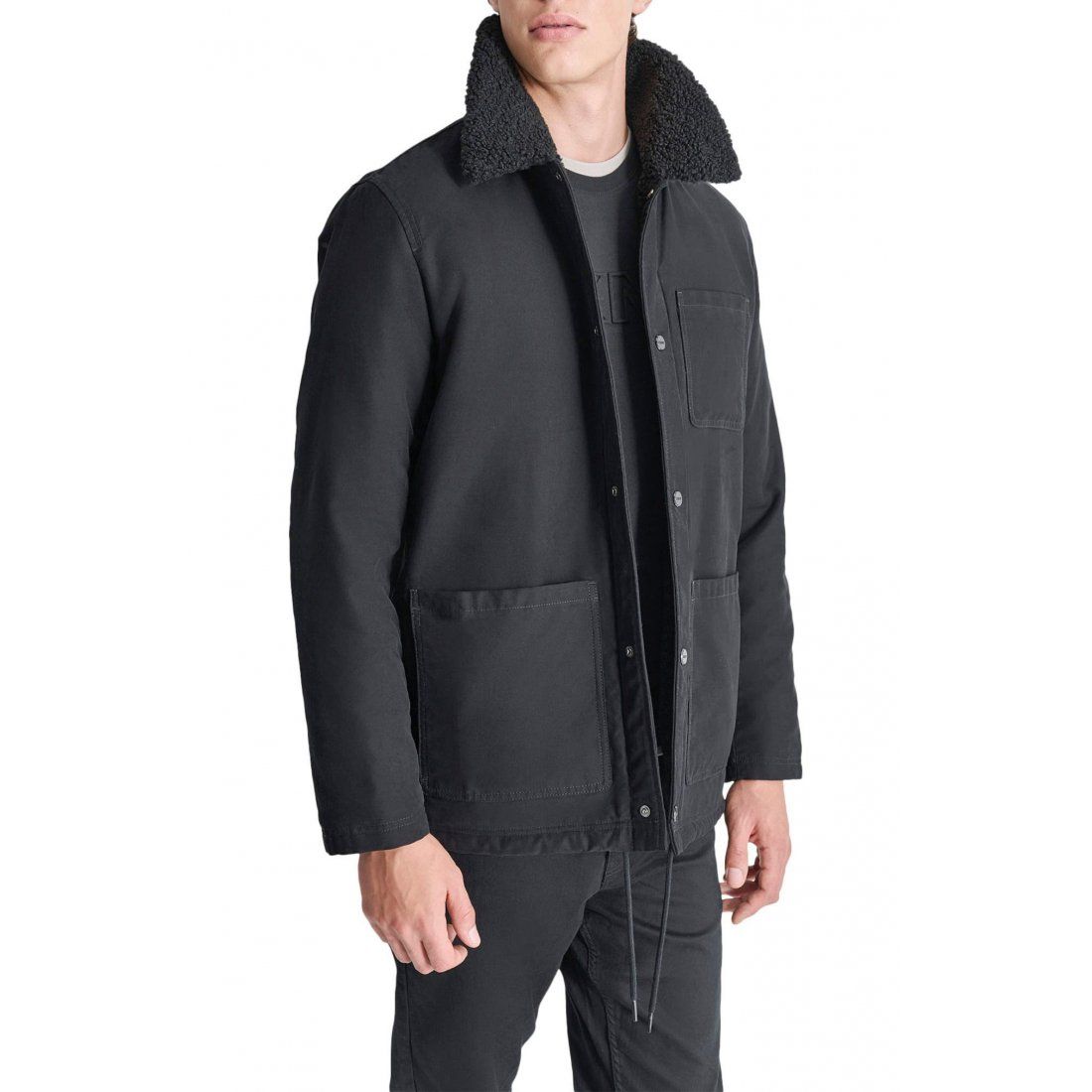 Dkny - Veste 'Faux Shearling Lined Chore' pour Hommes