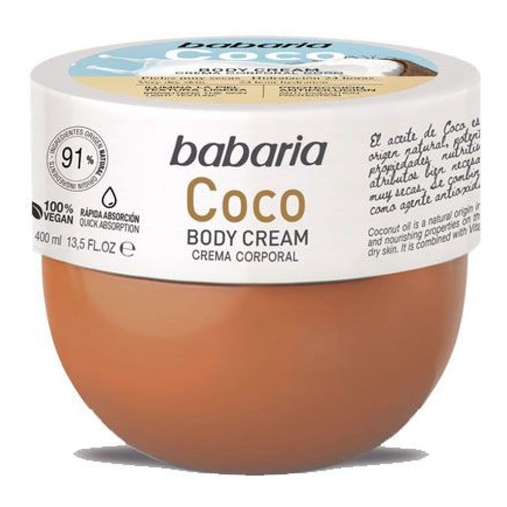 Babaria - Crème Corporelle 'Coconut' - 400 ml