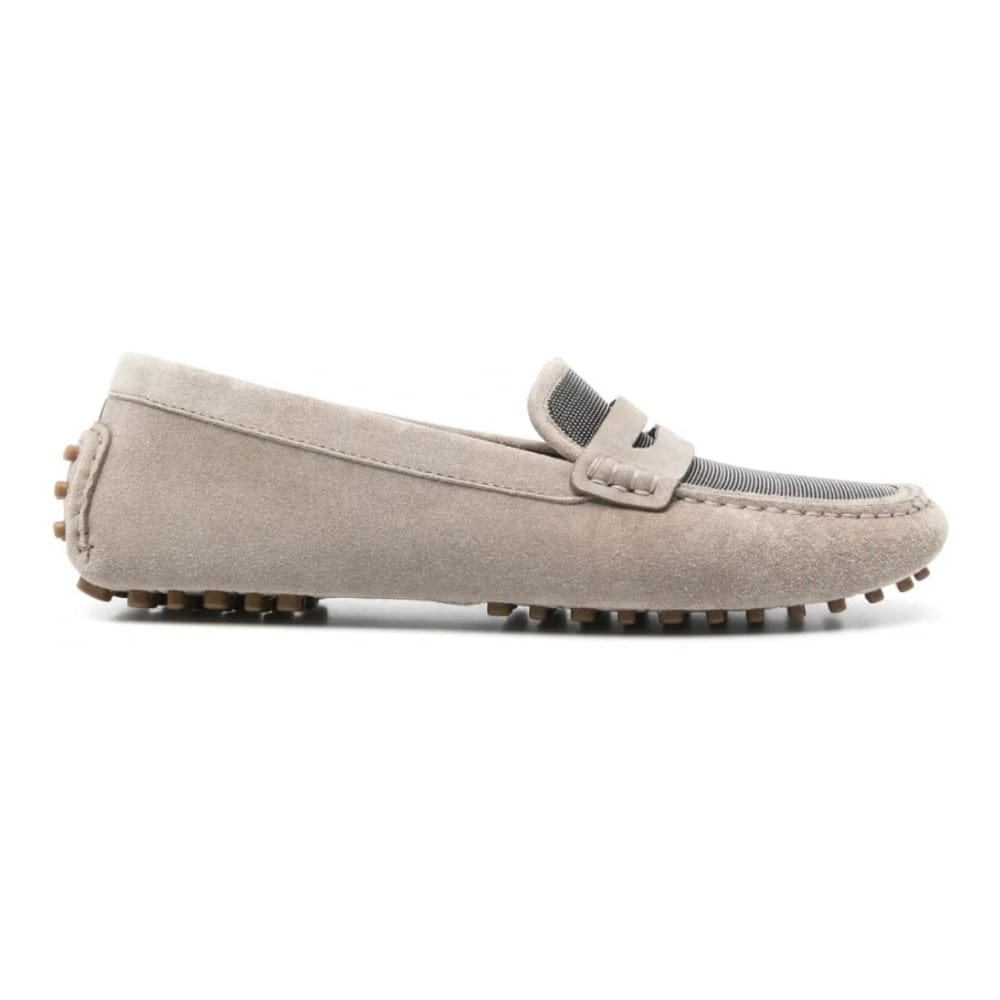 Brunello cucinelli - Mocassins 'Monili-Embellished' pour Femmes