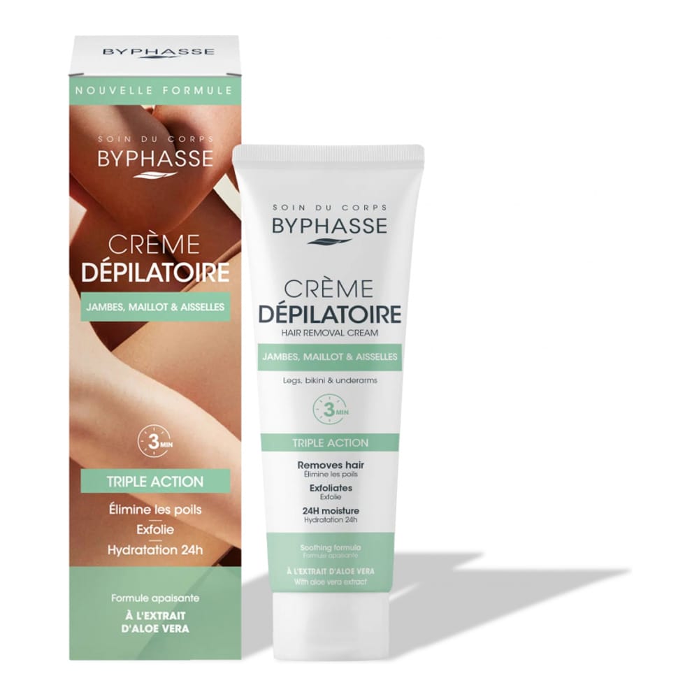 Byphasse - Crème d'épilation 'Aloe Vera' - 125 ml