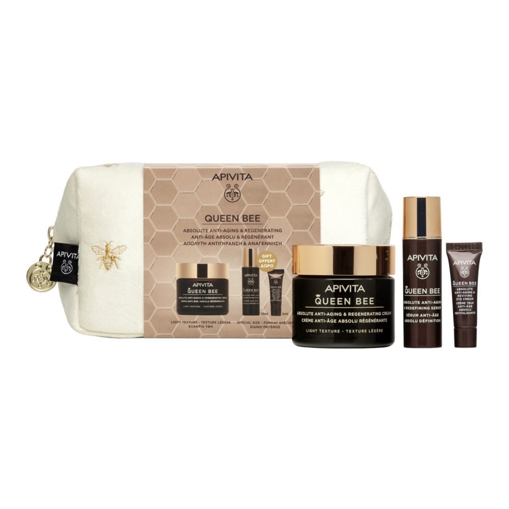 Apivita - "Set de soins anti-âge 'Queen Bee Light' - 4 Pièces"
