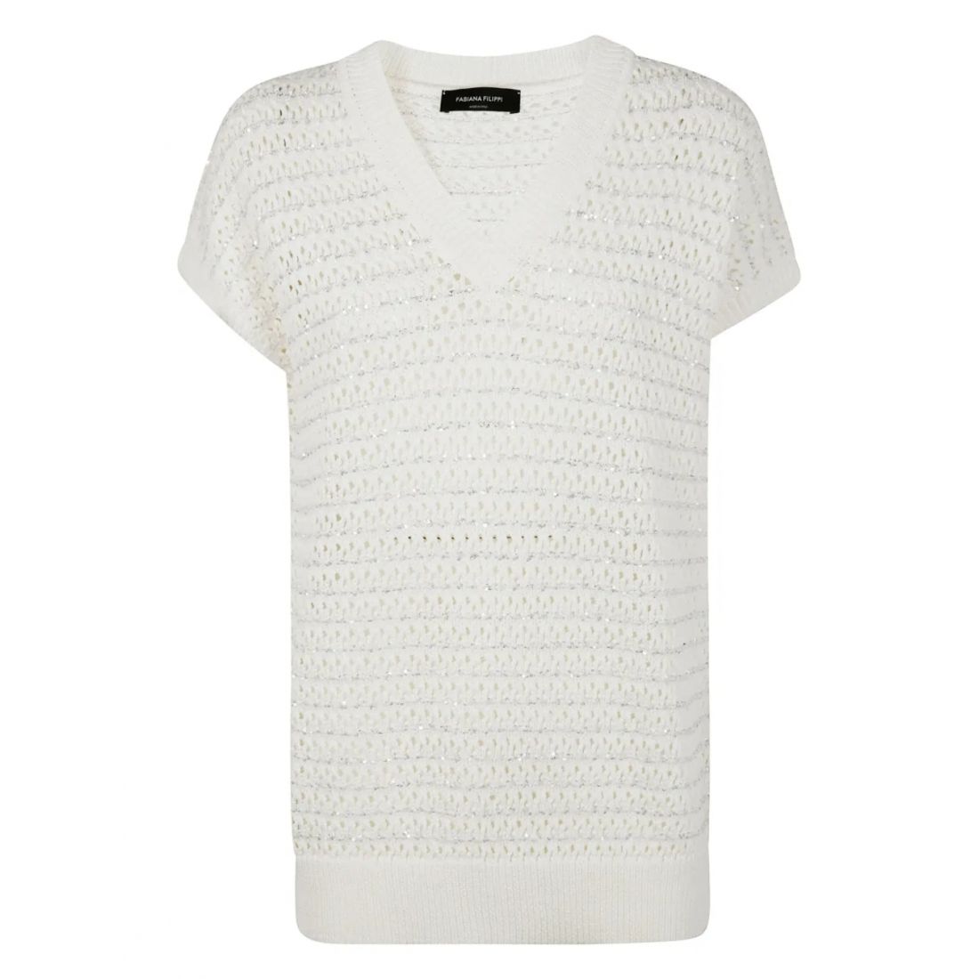 Fabiana filippi - T-shirt 'Open-Knit' pour Femmes