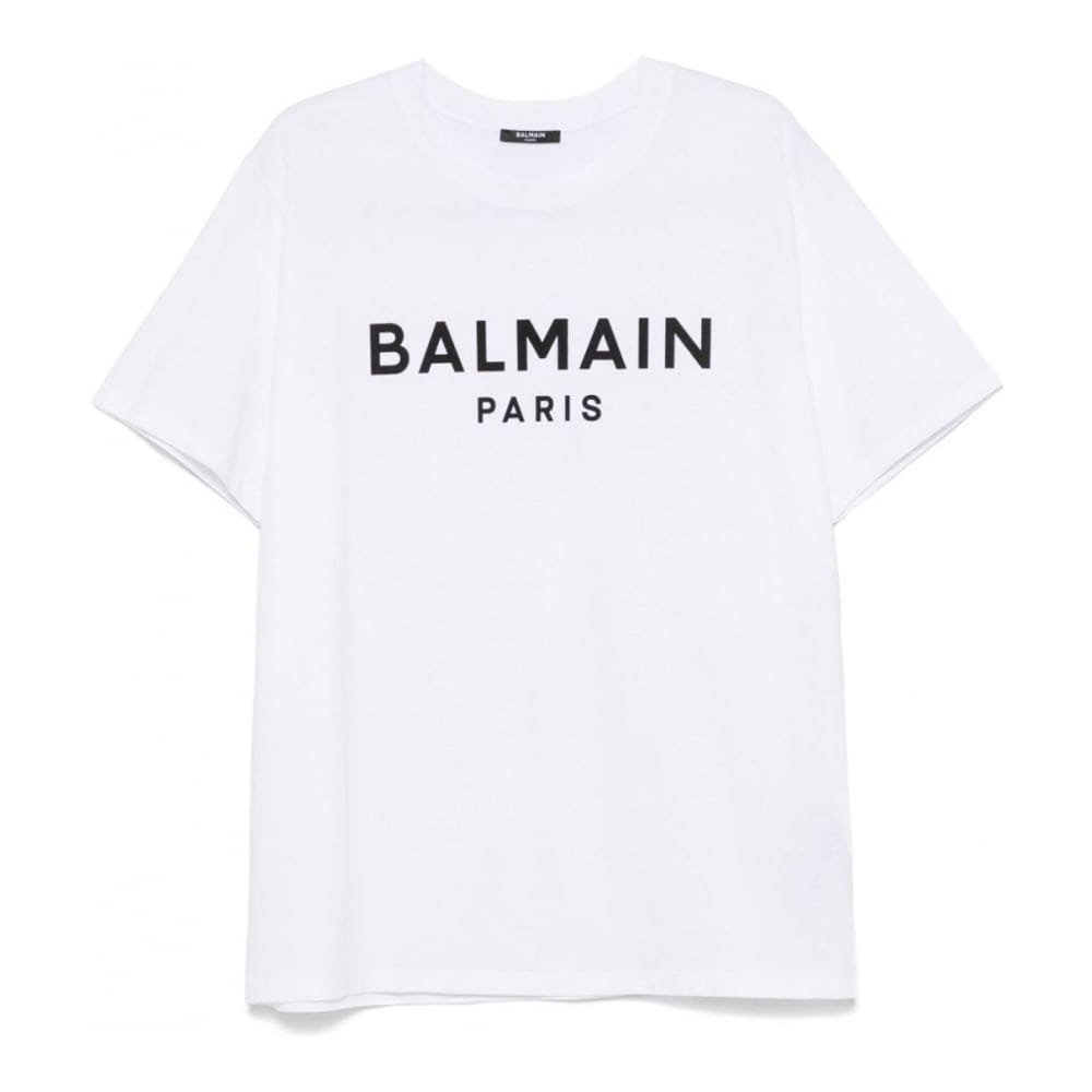 Balmain - T-shirt 'Logo-Print' pour Hommes