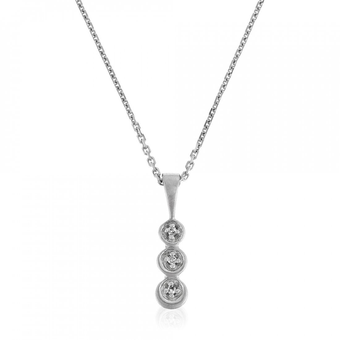 Diamanta - Pendentif sur chaine 'Mini Trilogy' pour Femmes