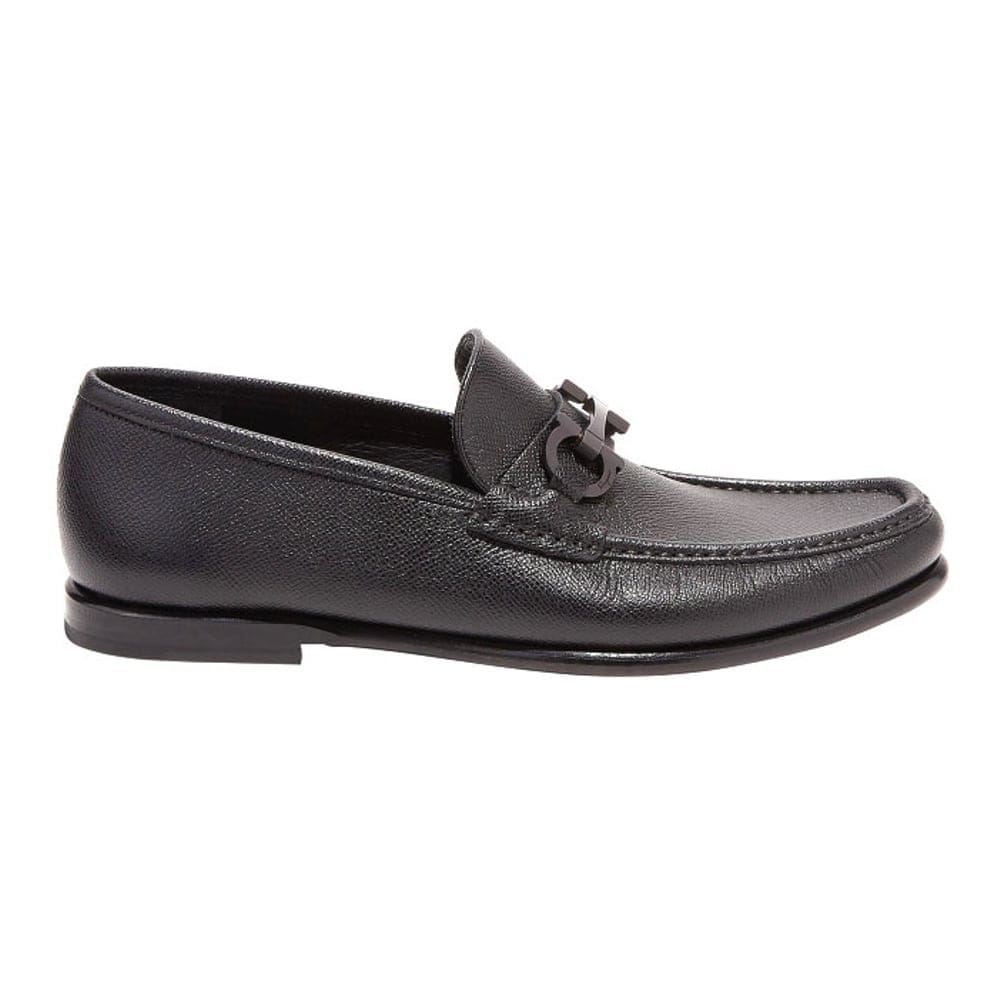Ferragamo - Mocassins 'Gancini Ornament' pour Hommes