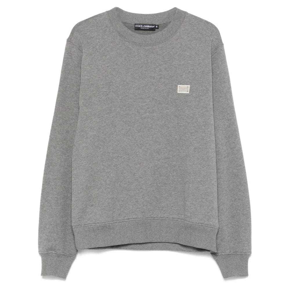 Dolce&gabbana - Sweatshirt 'Logo-Plaque' pour Hommes