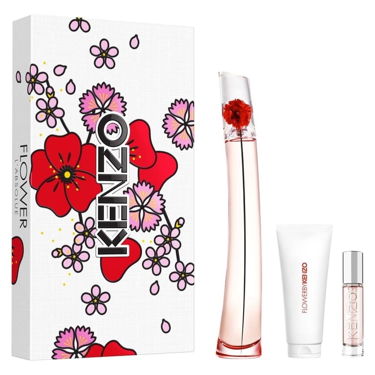 Kenzo - Coffret de parfum 'Flower By Kenzo L'Absolue' - 3 Pièces