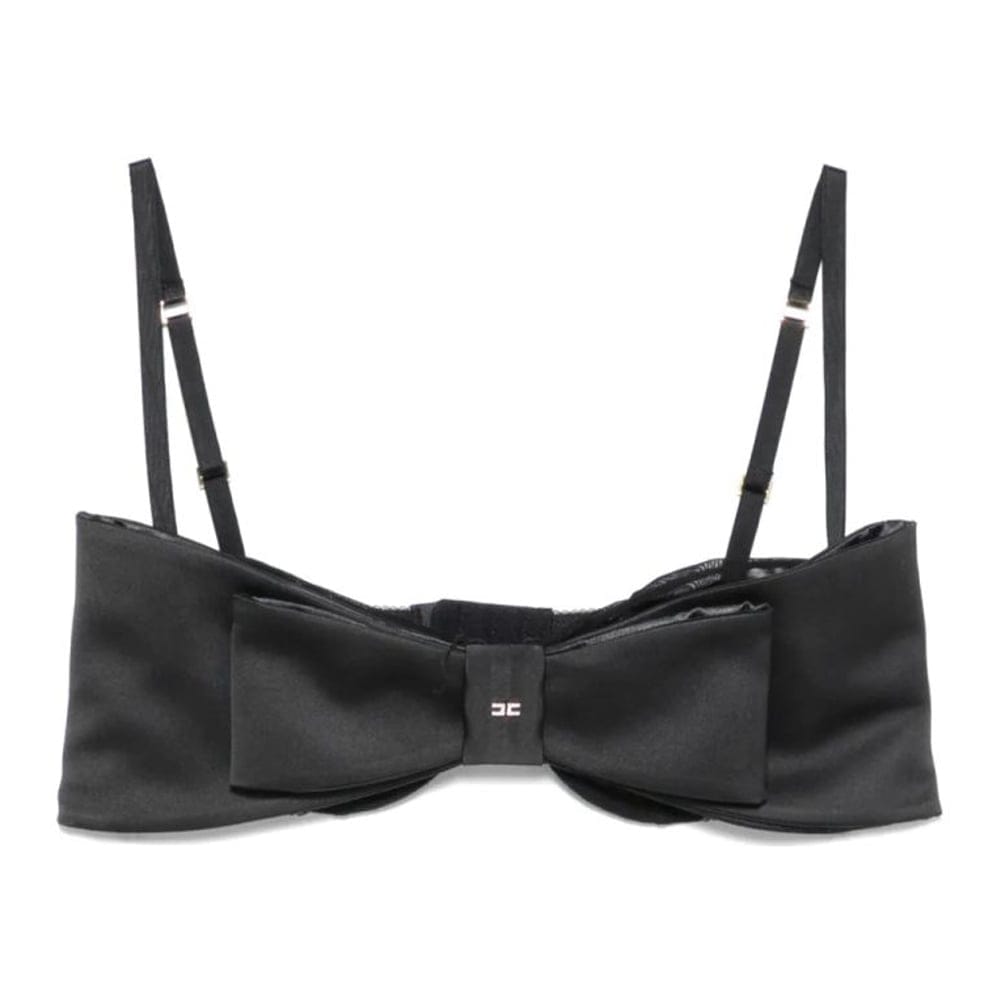 Elisabetta franchi - Soutien-gorge Top 'Bow Duchess' pour Femmes