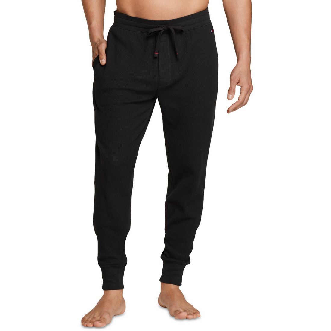 Tommy hilfiger - 'Classic-Fit Waffle-Knit Thermal Pajama Joggers' pour Hommes
