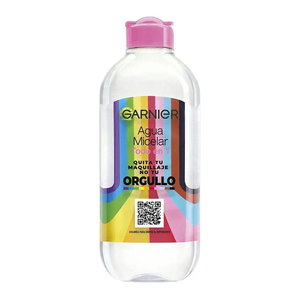 Garnier - Eau micellaire 'Skin Active All-In-1 Pride' - Peaux sensibles, Tous types de peau, 200 ml