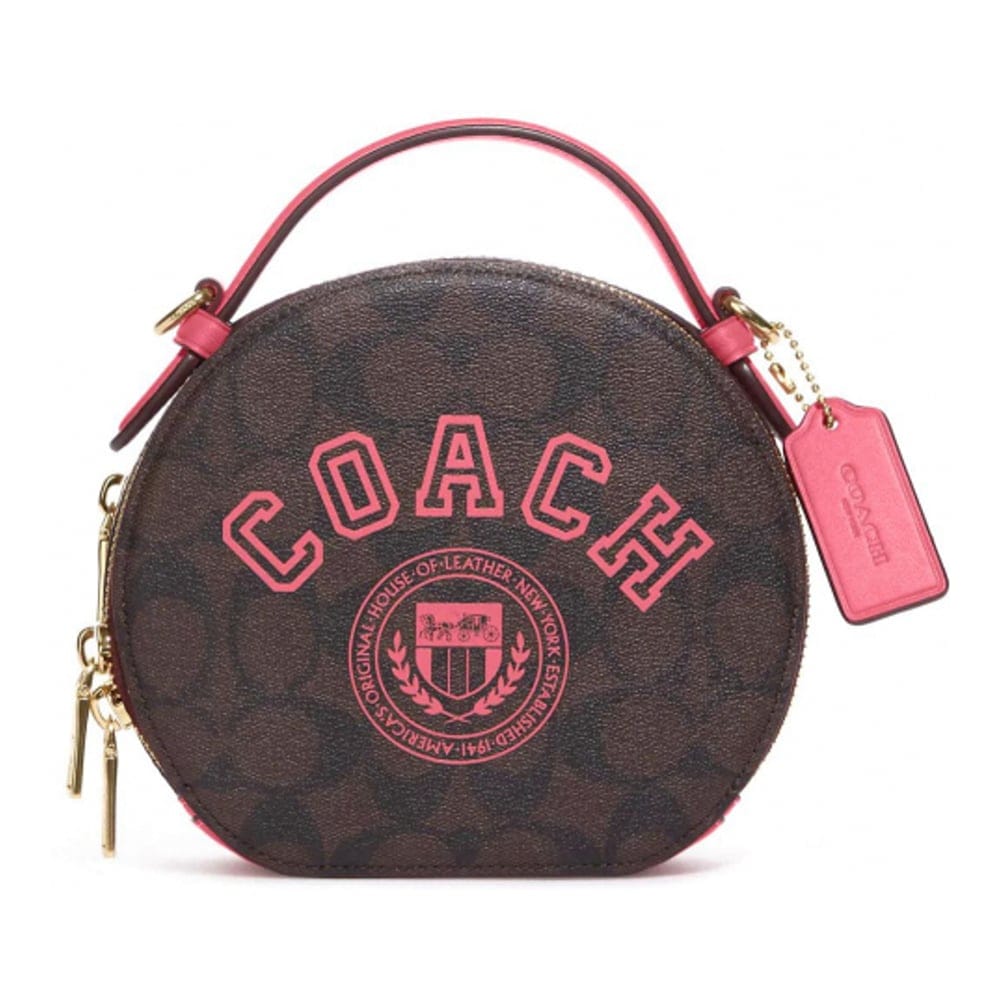 Coach - Sac à bandoulière 'Canteen In Signature With Varsity Motif' pour Femmes