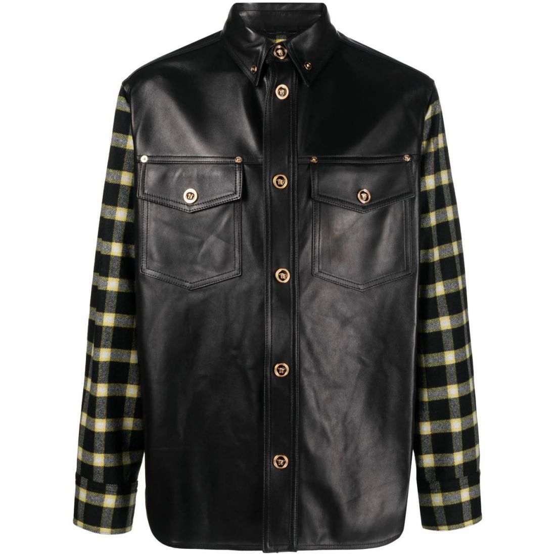 Versace - Veste 'Checked-Panel' pour Hommes