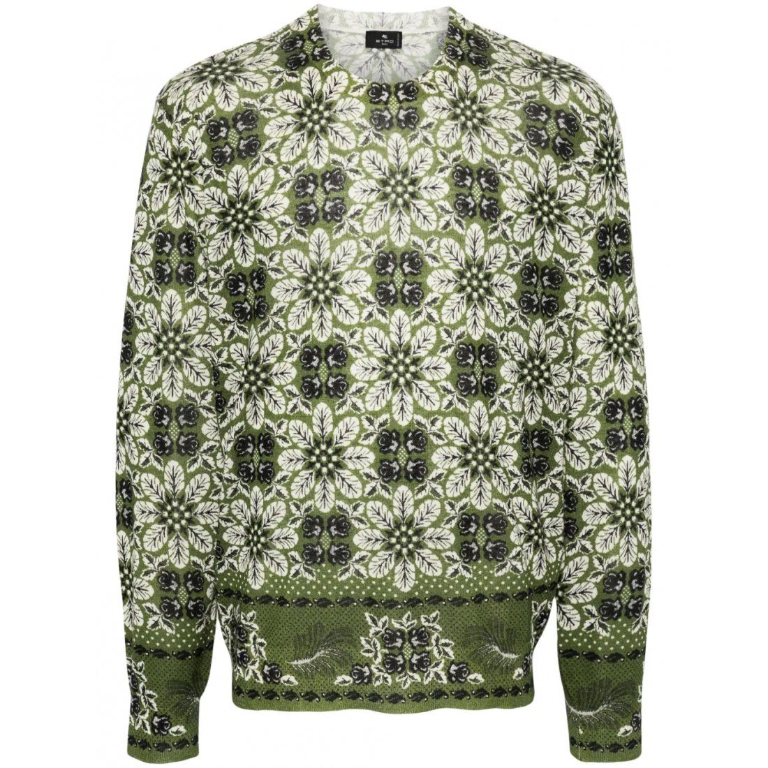 Etro - Pull 'Floral-Print Fine' pour Hommes