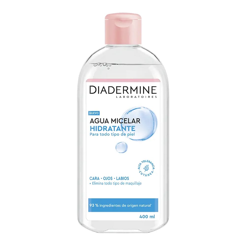 Diadermine - Eau micellaire 'Moisturizing Face-Eyes-Lips' - 400 ml