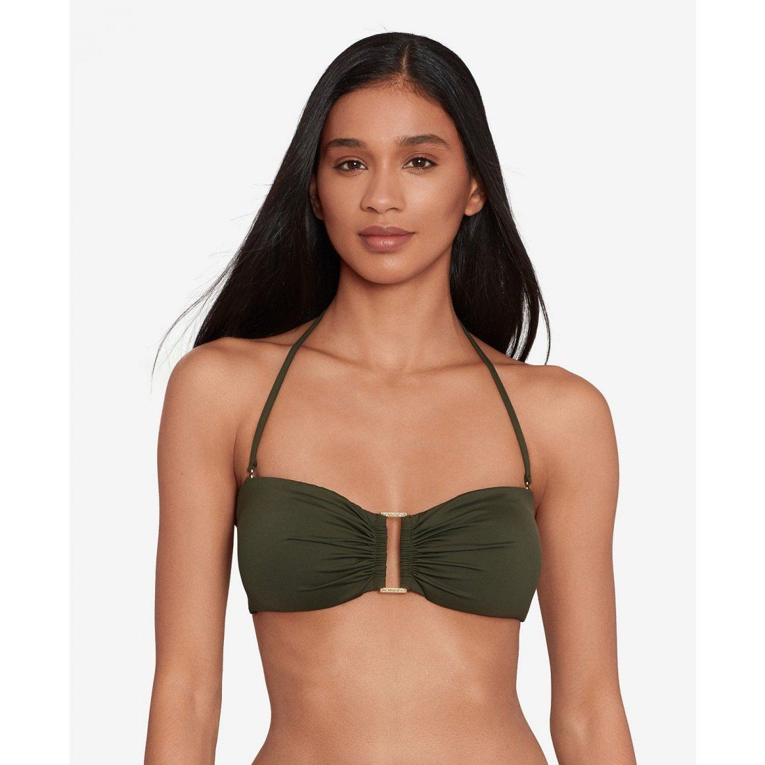Lauren ralph lauren - 'Ring Bandeau Bra Swim Top' pour Femmes