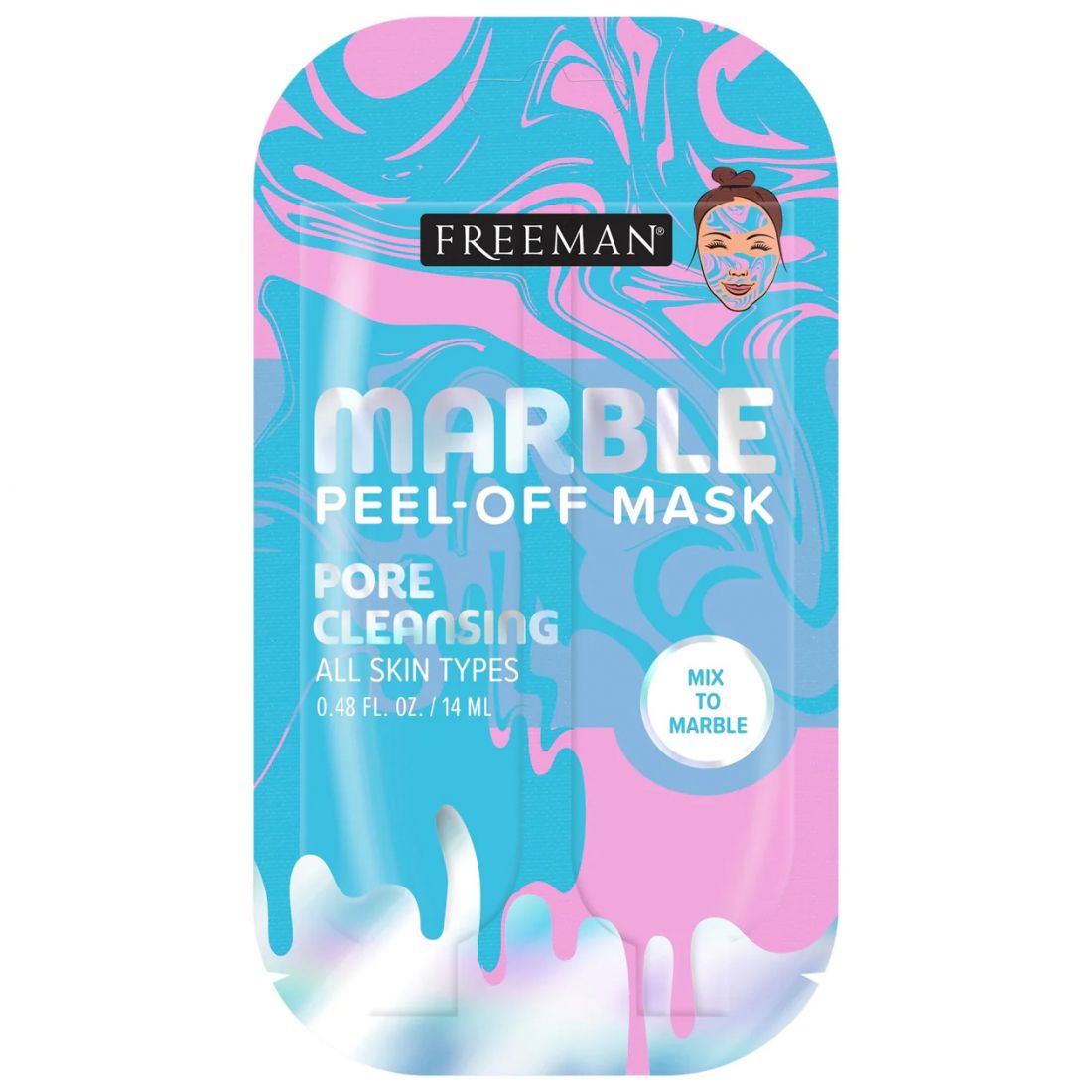 Freeman - Masque Peel-off 'Marble' - 14 ml