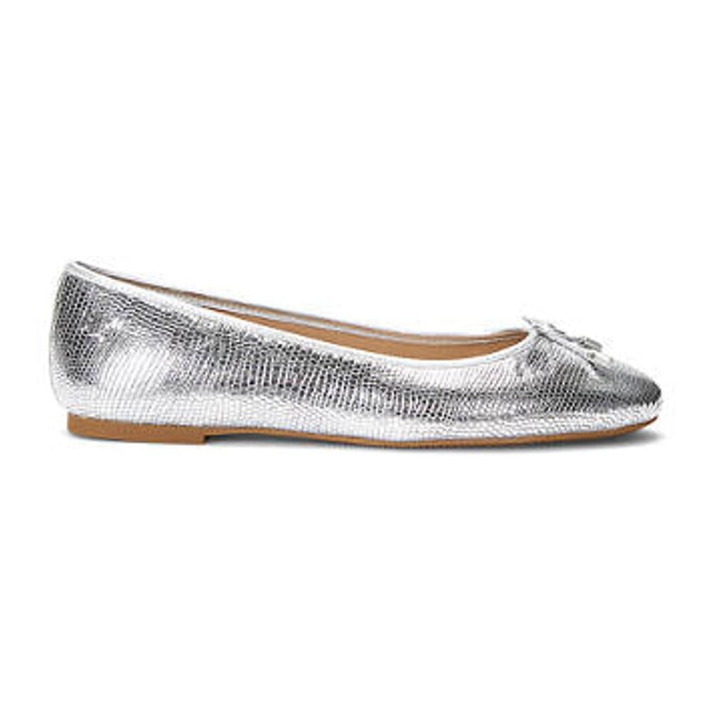 Lauren ralph lauren - 'Jayna Metallic Lizard Embossed Flats' pour Femmes
