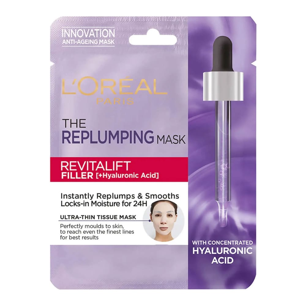 L'Oréal Paris - Masque Tissu 'Revitalift Filler Hyaluronic Acid' - 30 g