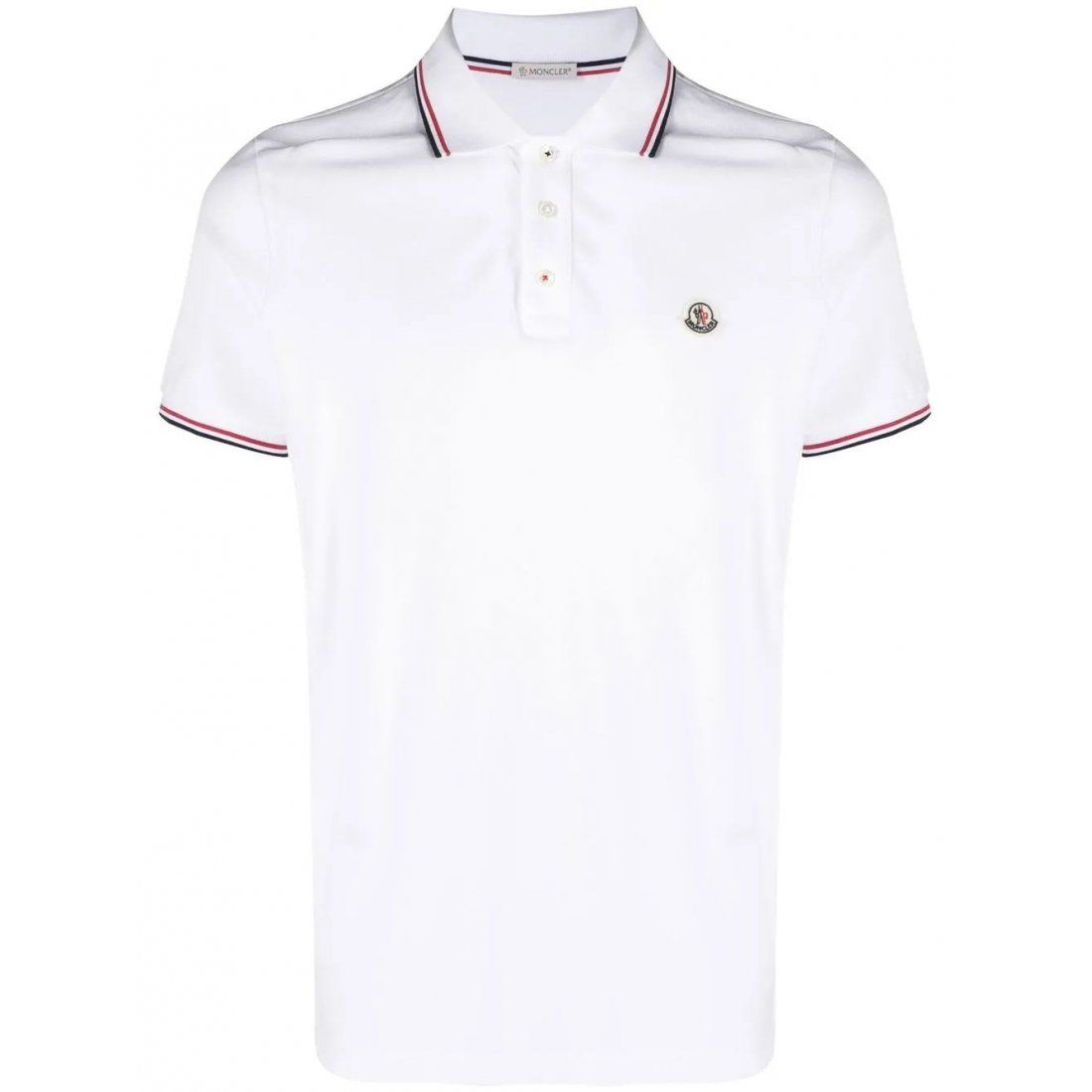 Moncler - Polo 'Logo-Patch' pour Hommes