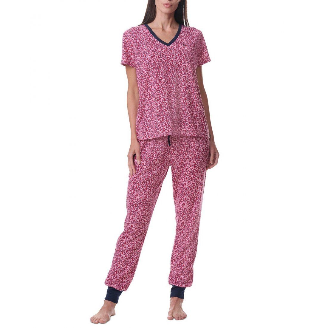 Tommy hilfiger - 'Printed Short-Sleeve Tee & Jogger Set' pour Femmes