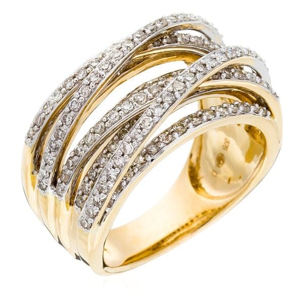 Diamanta - Bague 'New Entrelacs Candides' pour Femmes