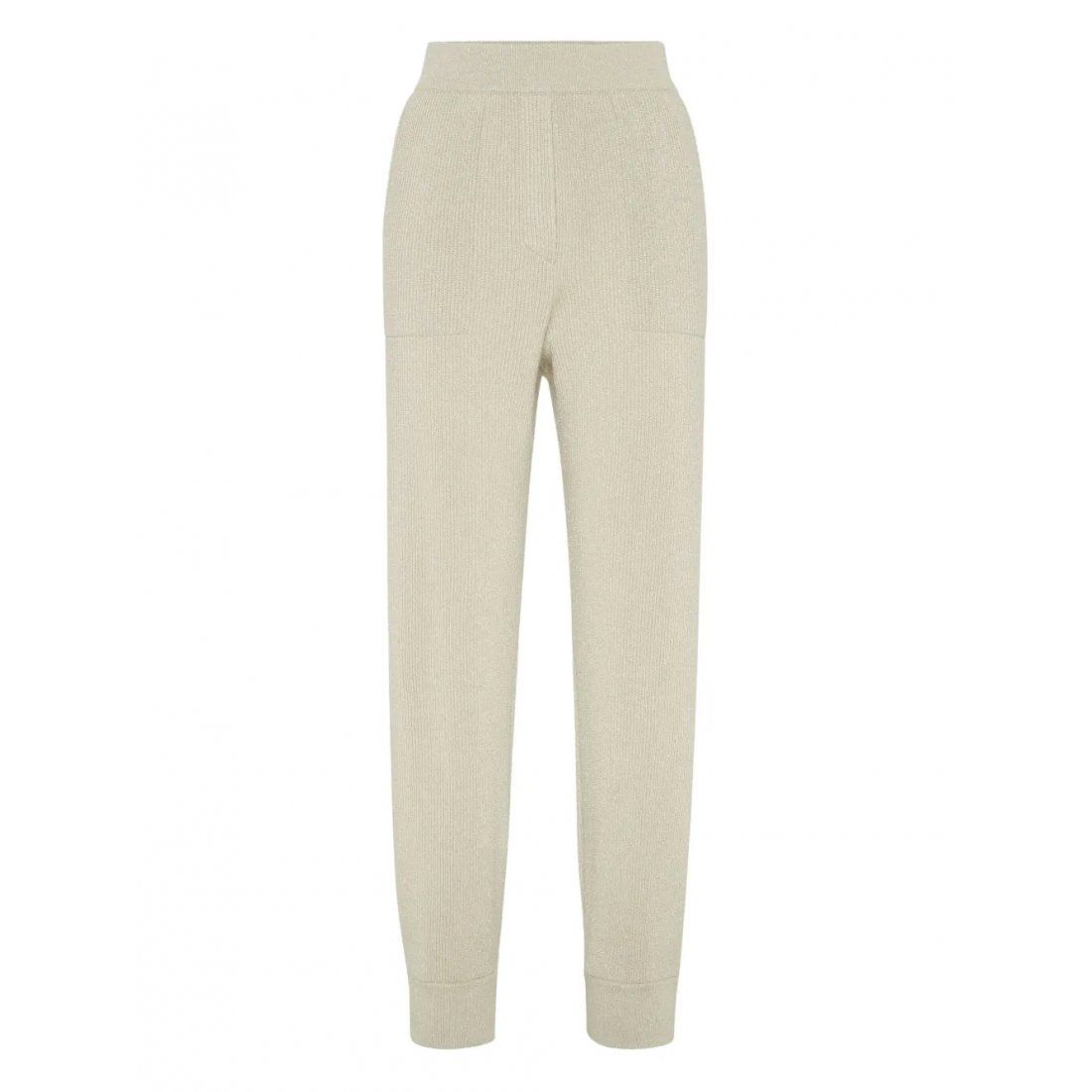 Brunello cucinelli - Jogging 'Ribbed-Knitted' pour Femmes