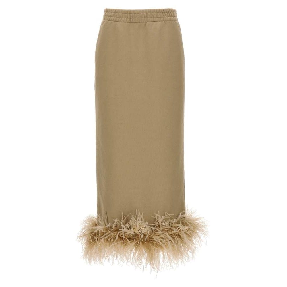 Prada - Jupe Midi 'Feather' pour Femmes