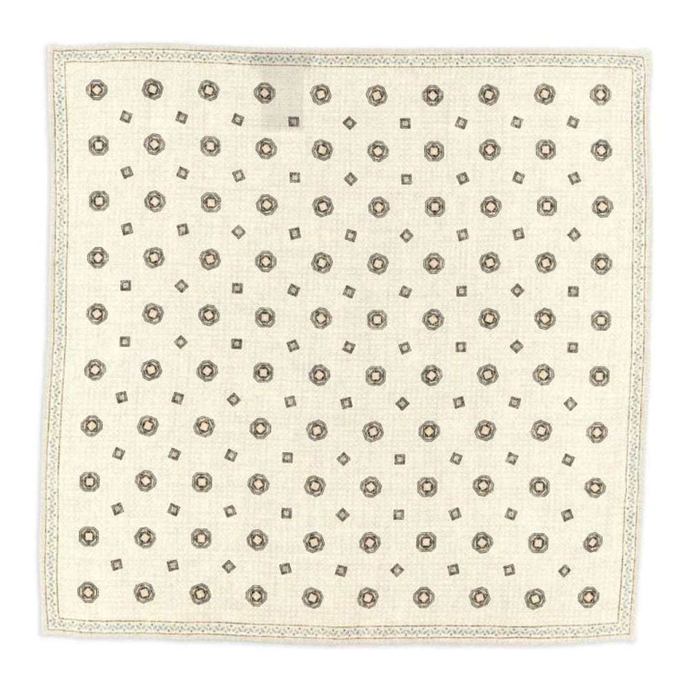 Brunello cucinelli - Foulard 'Geometric-Print Pocket Square' pour Hommes