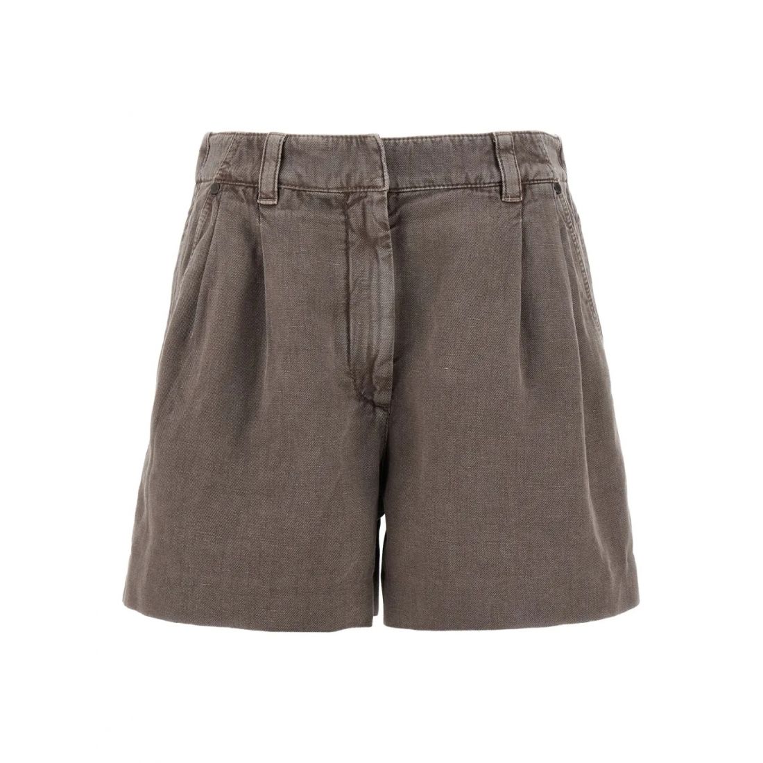 Brunello cucinelli - "Short 'Pleat-Detail' pour Femmes"