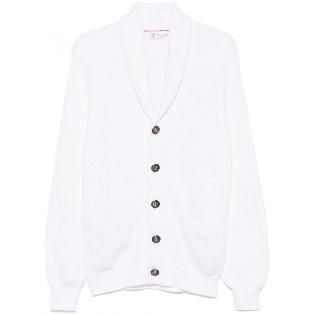 Brunello cucinelli - Cardigan 'Ribbed' pour Hommes