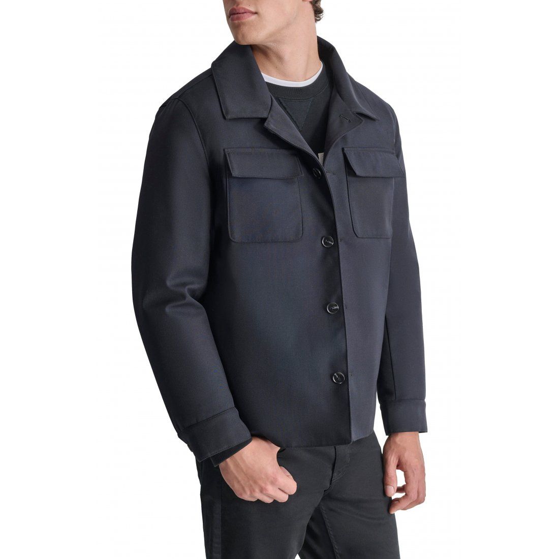 Dkny - Surchemise 'Water Resistant With Hooded Bib' pour Hommes