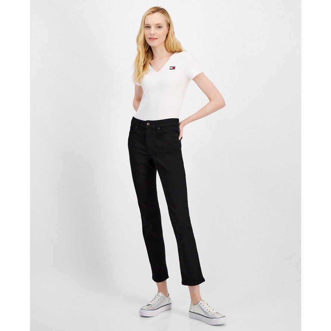 Tommy hilfiger - 'Tribeca Straight-Leg Jeans' pour Femmes
