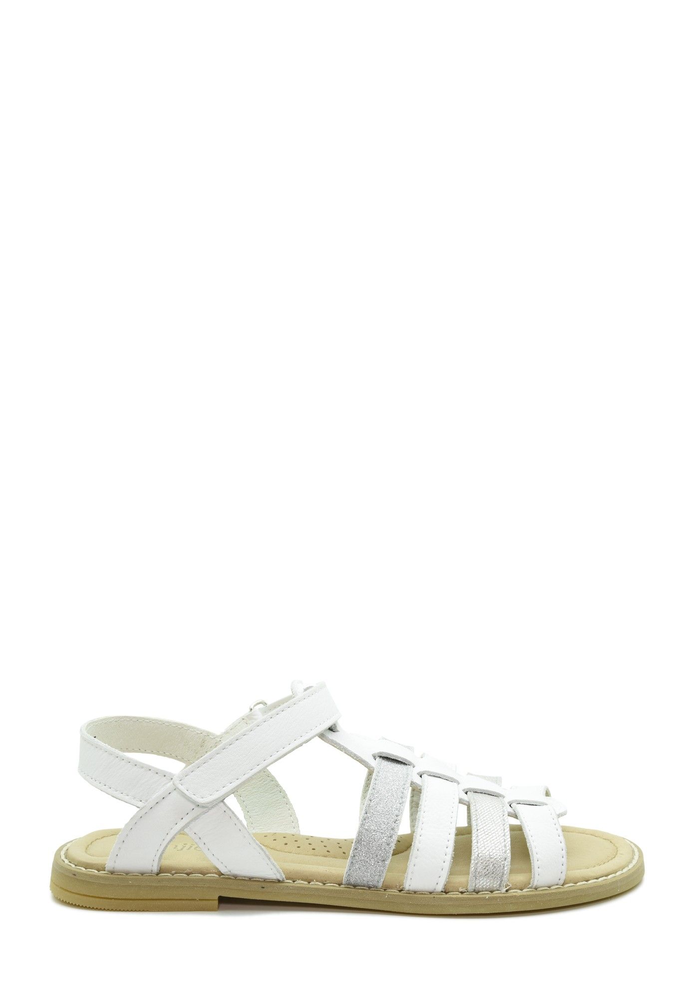 Benjie - Berzona velcro  Junior Blanc
