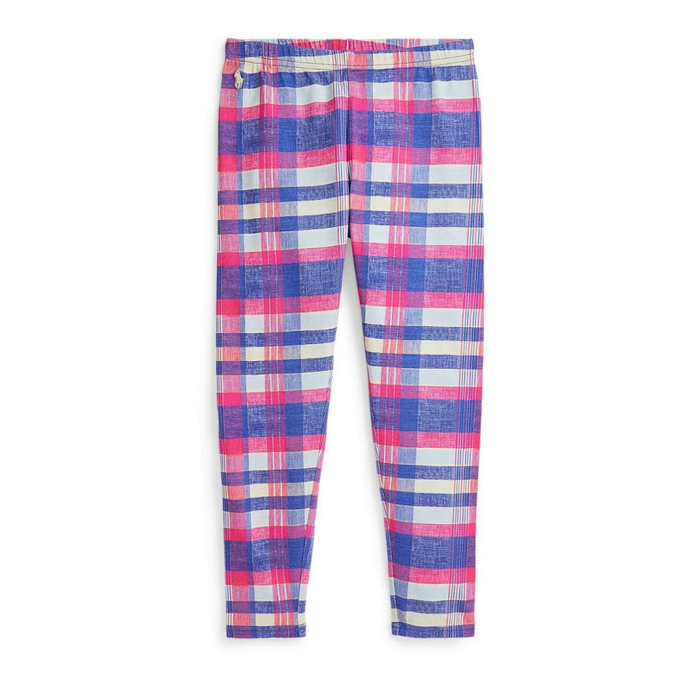 Polo ralph lauren - 'Plaid Stretch Jersey Legging Pants' pour Grandes filles