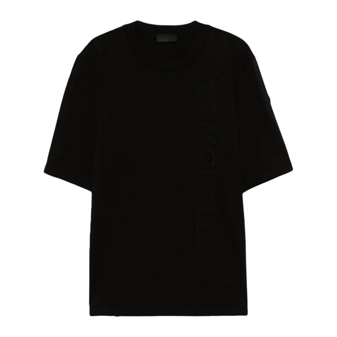 Moncler - T-shirt 'Logo-Patch' pour Hommes